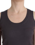 Load image into Gallery viewer, John Galliano Elegant sleeveless brown knit top
