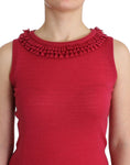 Load image into Gallery viewer, John Galliano Elegant pink sleeveless wool knit top
