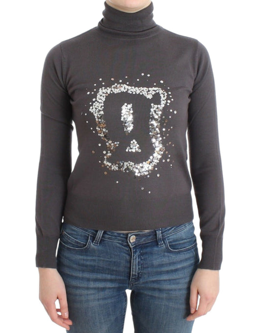 John Galliano Elegant turtleneck sweater made of virgin wool