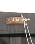 Load image into Gallery viewer, John Galliano Chic gray slim-fit designer trousers
