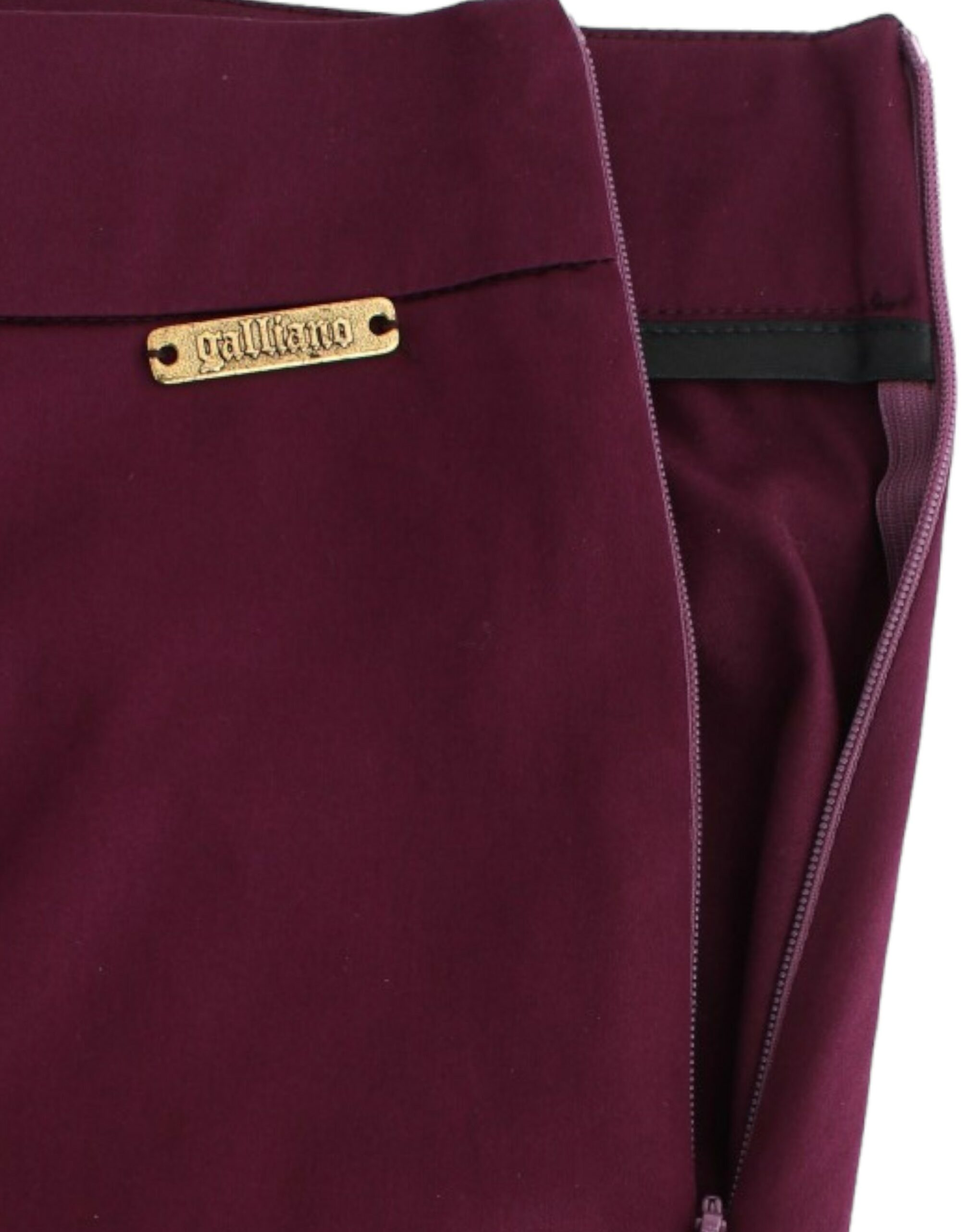 John Galliano Elegante lilafarbene Slim Pants