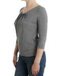 Load image into Gallery viewer, Cavalli Elegant gray sweater made from a cashmere blend
