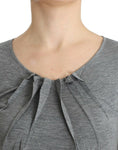 Load image into Gallery viewer, Cavalli Elegant gray sweater made from a cashmere blend
