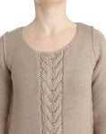 Load image into Gallery viewer, Cavalli Elegant beige knitted sweater with round neck
