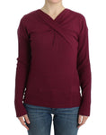 Load image into Gallery viewer, Cavalli Elegant purple wool sweater with keyhole
