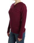 Load image into Gallery viewer, Cavalli Elegant purple wool sweater with keyhole
