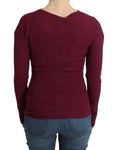 Load image into Gallery viewer, Cavalli Elegant purple wool sweater with keyhole
