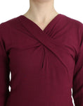 Load image into Gallery viewer, Cavalli Elegant purple wool sweater with keyhole
