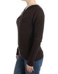 Load image into Gallery viewer, Cavalli Chic keyhole sweater made of virgin wool
