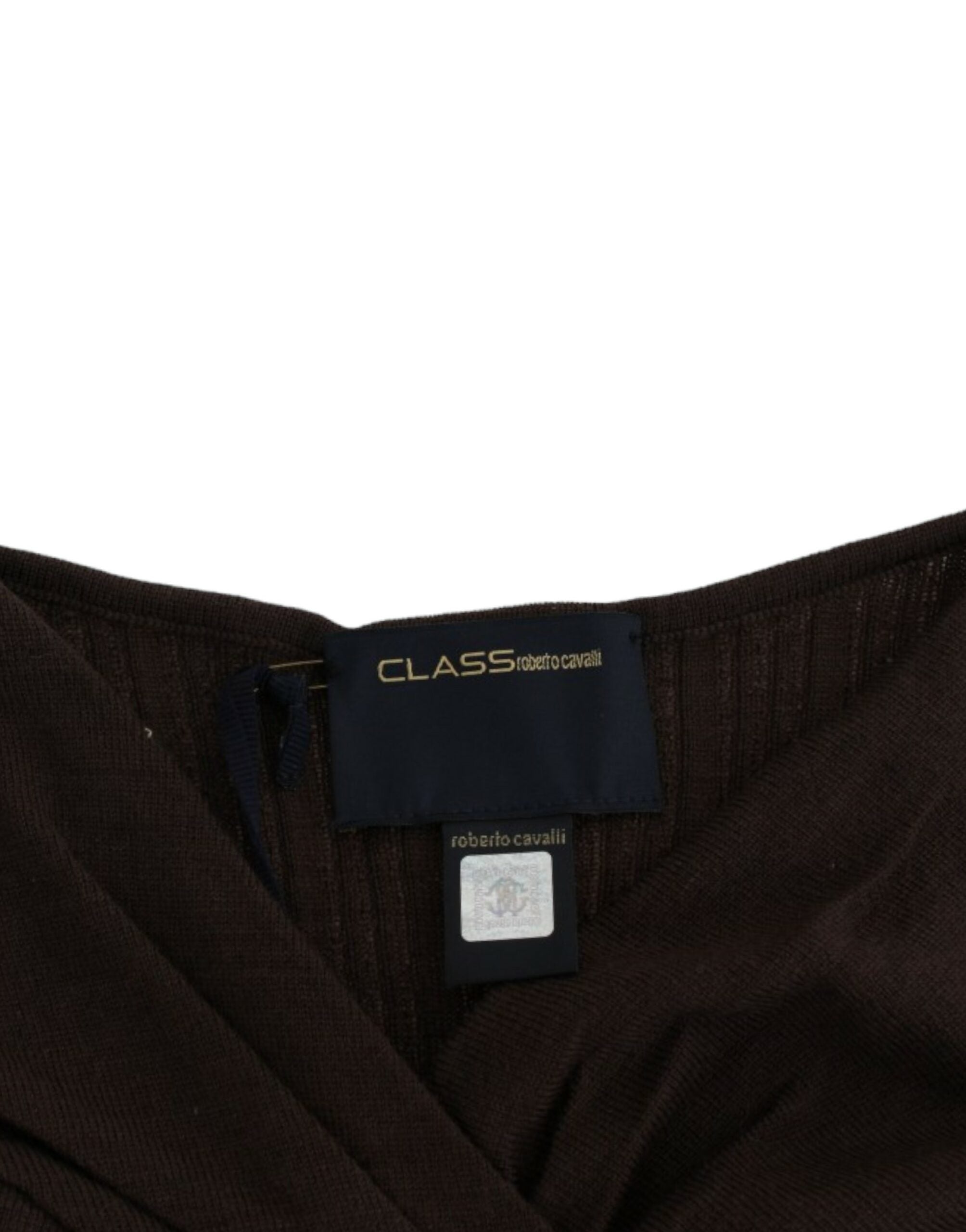 Cavalli Chic keyhole sweater made of virgin wool