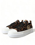 Load image into Gallery viewer, Dolce & Gabbana Elegante Freizeit-Sneakers mit Leopardenmuster
