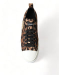 Load image into Gallery viewer, Dolce & Gabbana Elegante Freizeit-Sneakers mit Leopardenmuster
