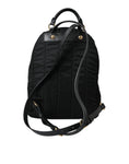 Load image into Gallery viewer, Dolce & Gabbana Eleganter Schwarz-Gold-Detail-Rucksack
