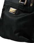 Load image into Gallery viewer, Dolce & Gabbana Eleganter Schwarz-Gold-Detail-Rucksack
