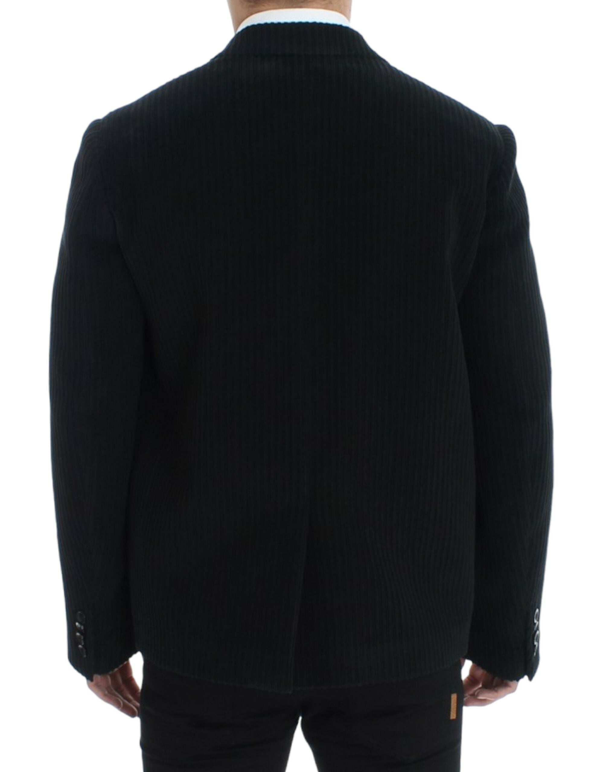 Dolce & Gabbana Elegante schwarze Martini-Blazer-Jacke