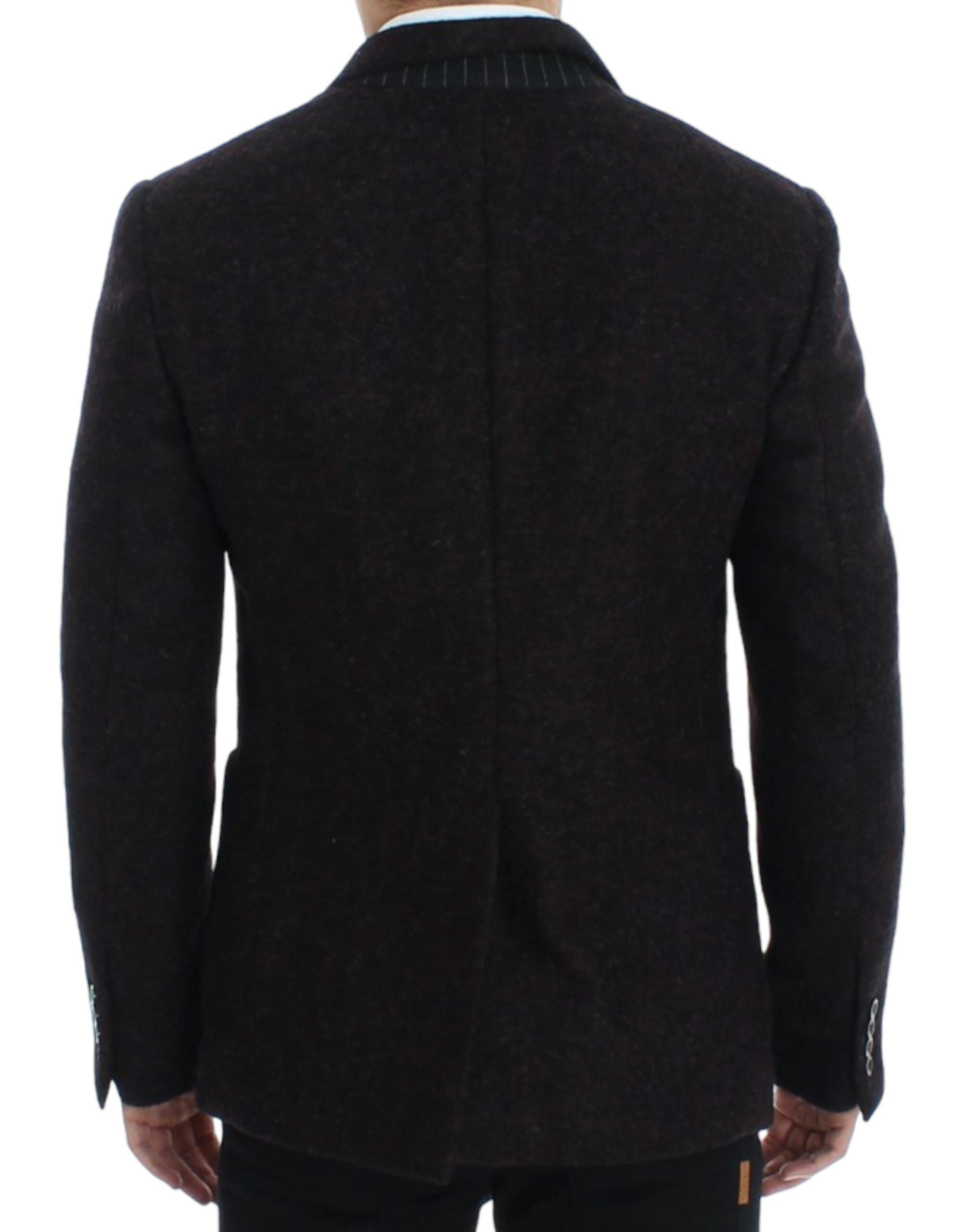 Dolce &amp; Gabbana Bordeaux Alpaga two button blazer jacket