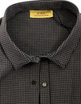 Load image into Gallery viewer, Costume National Chic grey checked linen blend shirt
