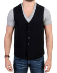 Load image into Gallery viewer, Costume National Elegant Black Wool Blend Casual Vest
