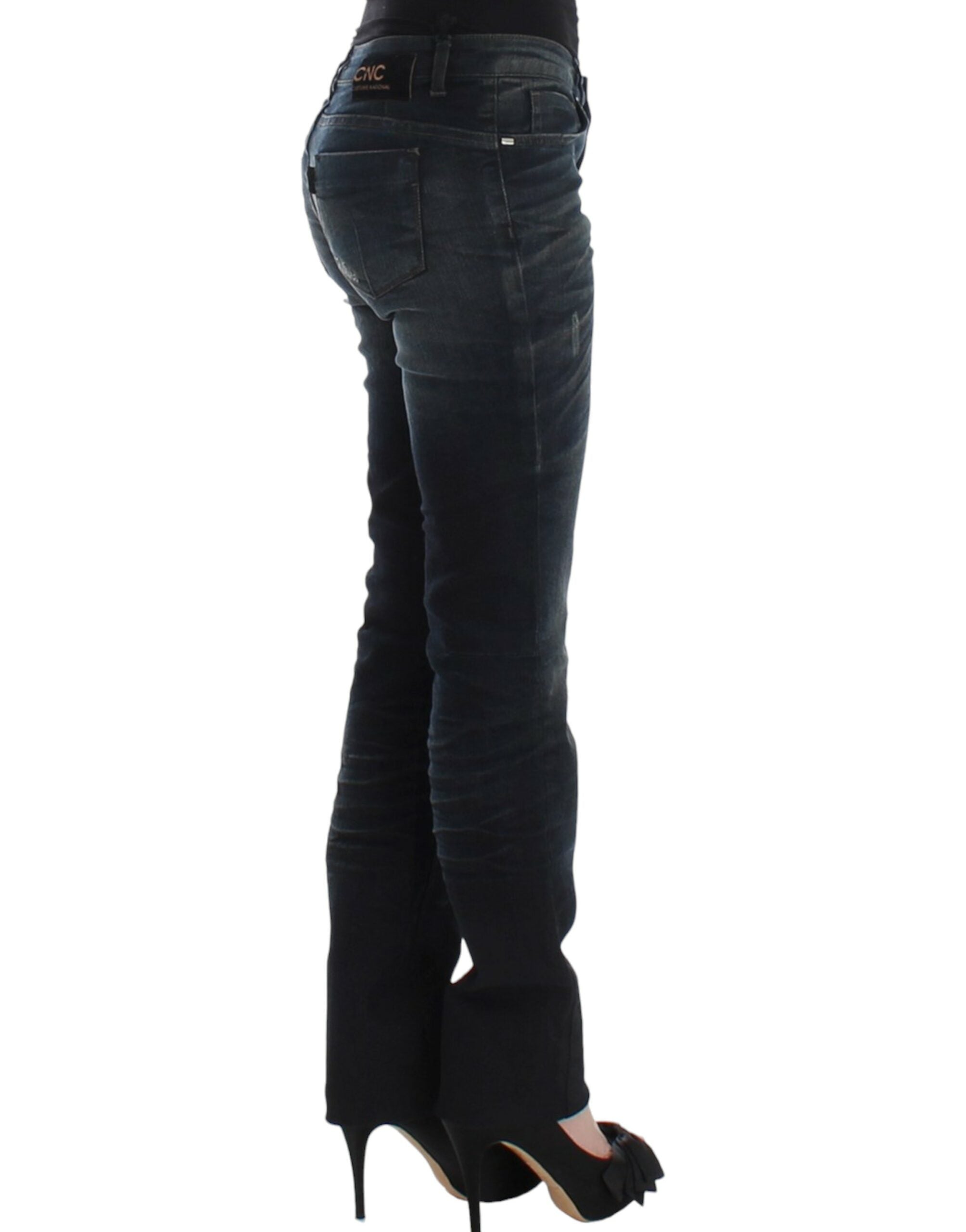 Costume National Schicke Superskinny Jeans aus blauem Denim