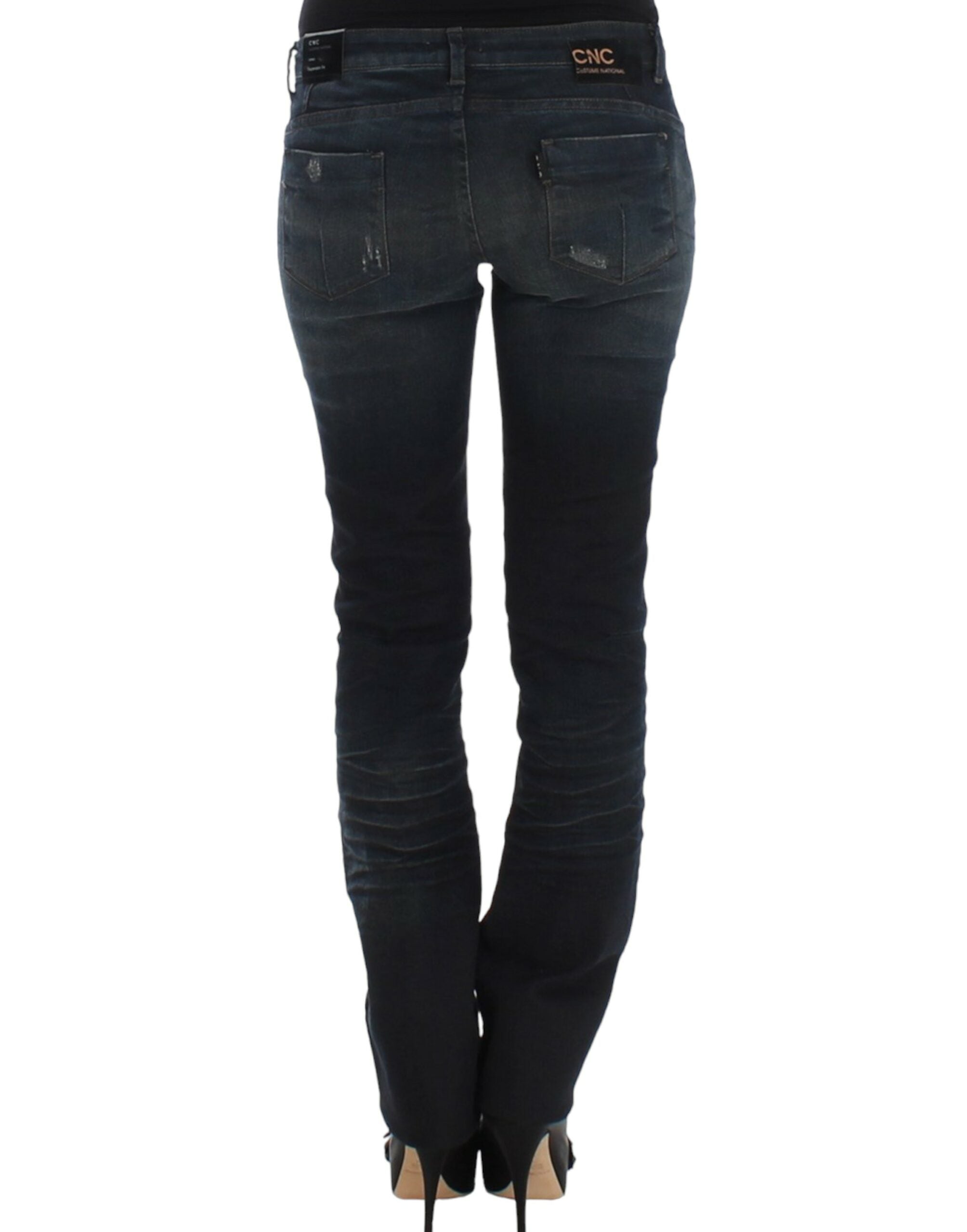 Costume National Schicke Superskinny Jeans aus blauem Denim