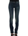 Load image into Gallery viewer, Costume National Chic blue designer straight leg jeans
