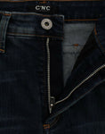 Load image into Gallery viewer, Costume National Chic blue designer straight leg jeans
