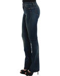 Load image into Gallery viewer, Costume National Chic blue designer straight leg jeans
