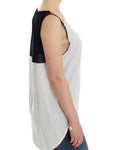 Load image into Gallery viewer, Costume National Elegant solid-coloured sleeveless top with gold accents
