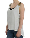 Load image into Gallery viewer, Costume National Elegant solid-coloured sleeveless top with gold accents
