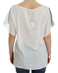 Load image into Gallery viewer, Costume National Chic white T-shirt with V-neck and motif print
