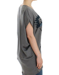 Load image into Gallery viewer, Costume National Elegant tunic with V-neck and motif print
