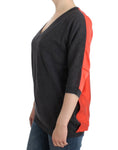 Load image into Gallery viewer, Costume National Chic short-sleeved V-neck sweater in alpaca blend
