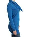 Load image into Gallery viewer, Costume National Chic blue knitted sweater with round neck
