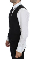 Load image into Gallery viewer, Dolce & Gabbana Elegant Black Wool Dress Vest
