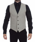 Load image into Gallery viewer, Dolce & Gabbana Chic beige single breasted dress vest
