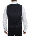 Load image into Gallery viewer, Dolce & Gabbana Elegant Blue Cotton Stretch Dress Vest
