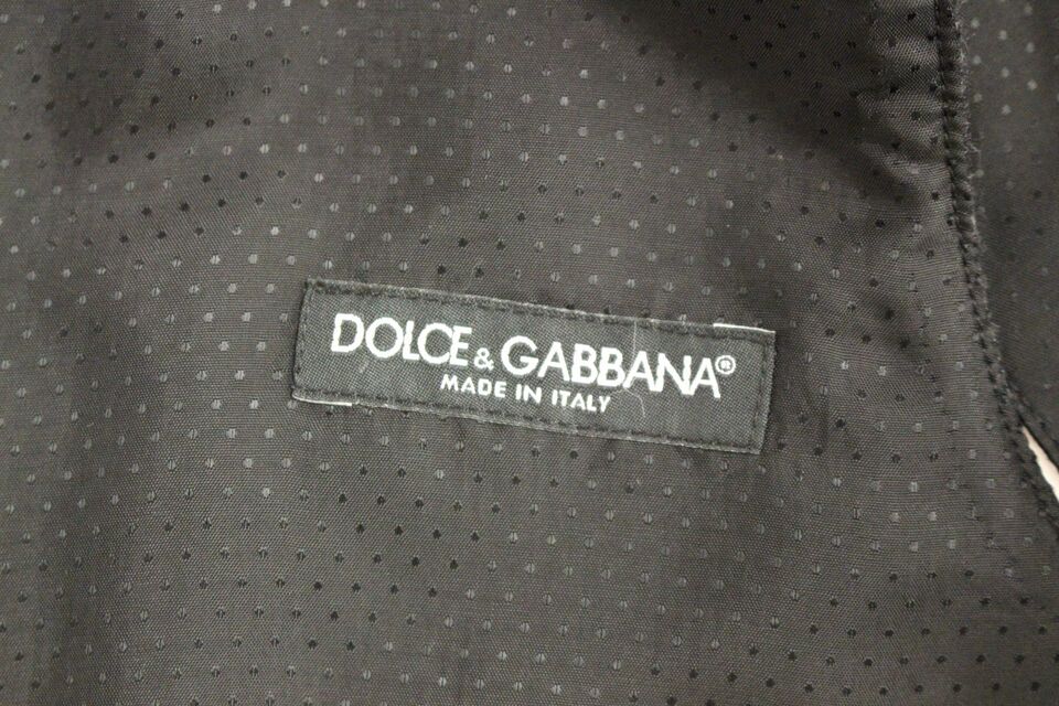 Dolce & Gabbana Elegantes Graues Wollmischung Kleid Weste