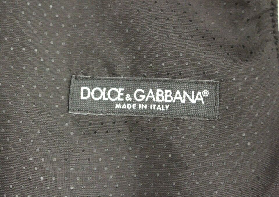 Dolce &amp; Gabbana Zarif Gri Yün Karışımlı Elbise Yelek