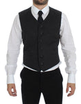 Load image into Gallery viewer, Dolce & Gabbana Elegant Gray Wool Blend Dress Vest
