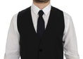 Load image into Gallery viewer, Dolce & Gabbana Elegant black wool vest for formal occasions
