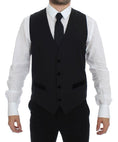 Load image into Gallery viewer, Dolce & Gabbana Elegant black wool vest for formal occasions
