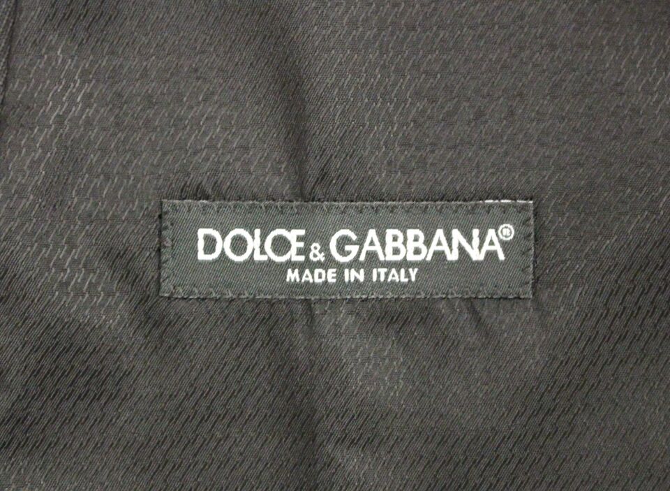 Dolce &amp; Gabbana Elegant grey wool dress vest