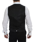 Load image into Gallery viewer, Dolce & Gabbana Elegant Black Wool Silk Dress Vest
