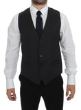 Load image into Gallery viewer, Dolce & Gabbana Elegant grey wool vest for formal occasions
