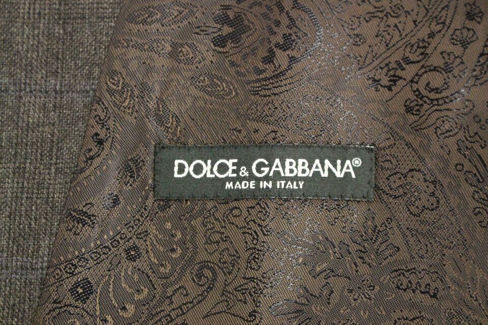 Dolce & Gabbana Elegante karierte Wollweste