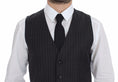 Load image into Gallery viewer, Dolce & Gabbana Elegant gray striped dress vest
