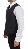 Load image into Gallery viewer, Dolce & Gabbana Elegant gray striped dress vest
