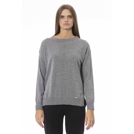 Baldinini Trend Elegant sweater with a crew neck made of a cashmere blend