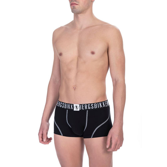 Bikkembergs Schwarz Baumwolle Herren Trunk Unterwäsche