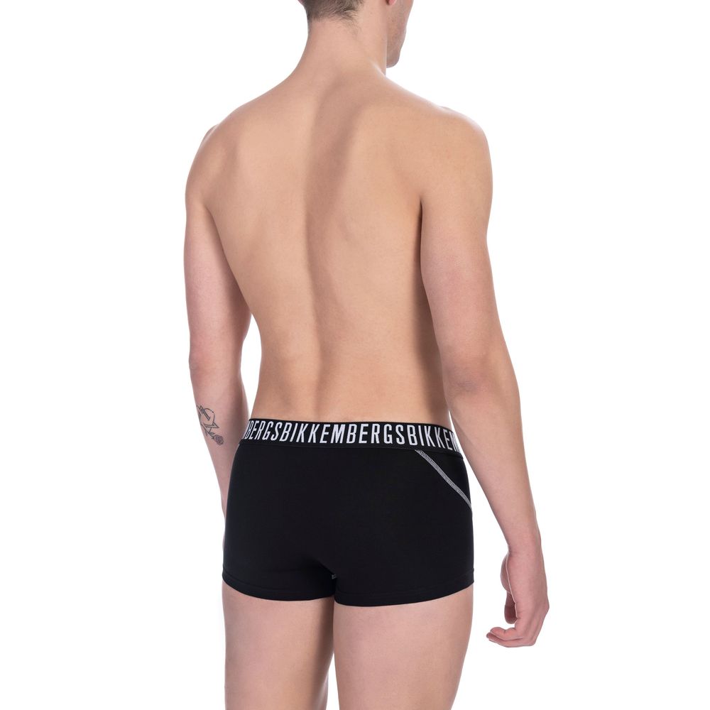 Bikkembergs Schwarz Baumwolle Herren Trunk Unterwäsche